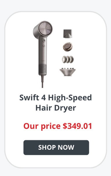Laifen Swift 4 High-Speed Hair Dryer - Polished Titanium