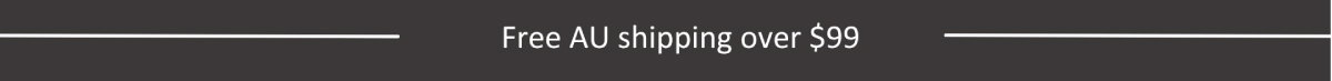 Free AU Shipping Over $99