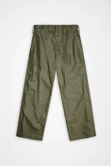 Heavy Woven Pants Straight