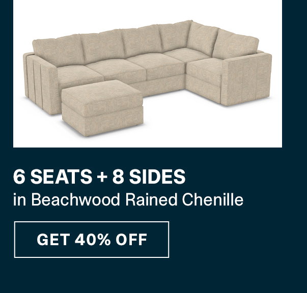 6 Seats + 8 Sides | GET 40% OFF >>