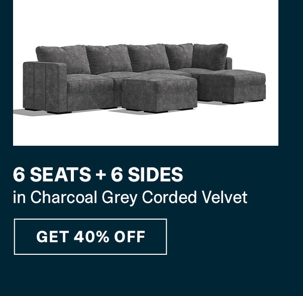 6 Seats + 6 Sides | GET 40% OFF >>