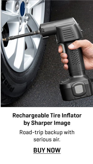 Rechargeable Tire Inflator by Sharper Image
