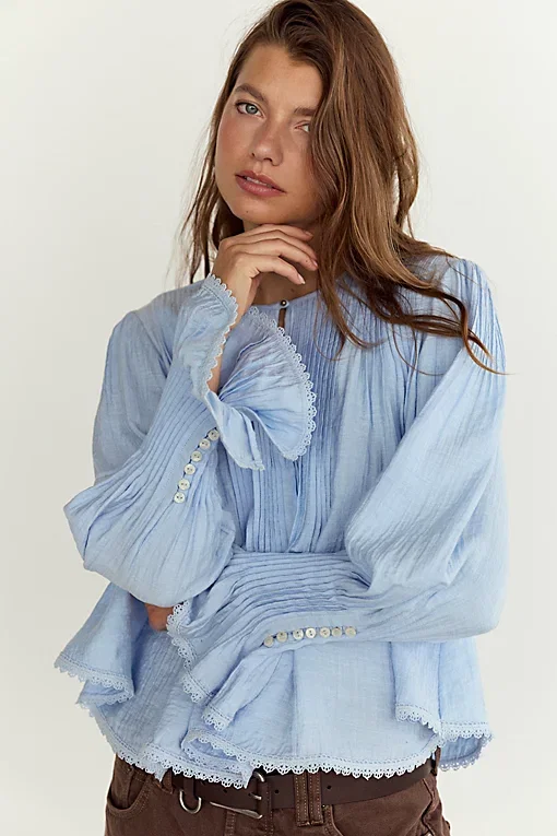 Thousand Pintucks Blouse