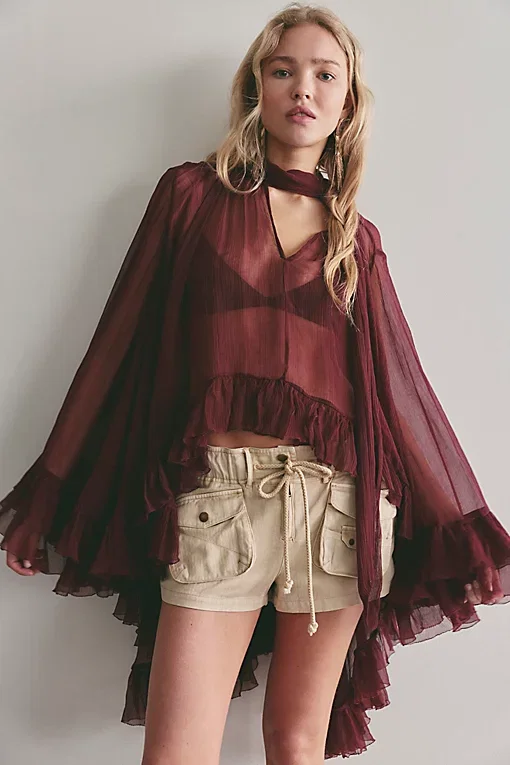 Full Sleeve Frill Top
