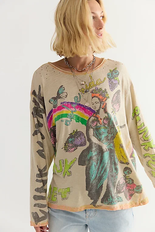 Magnolia Pearl Slow Down Viggo Long Sleeve Tee