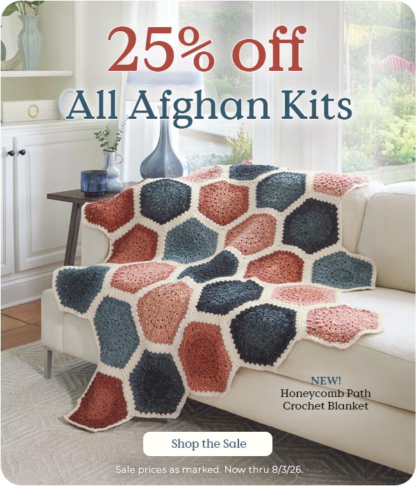 25% Off Afghan Kits