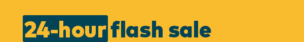 24 hour flash sale