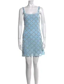 Patterned Mini Dress