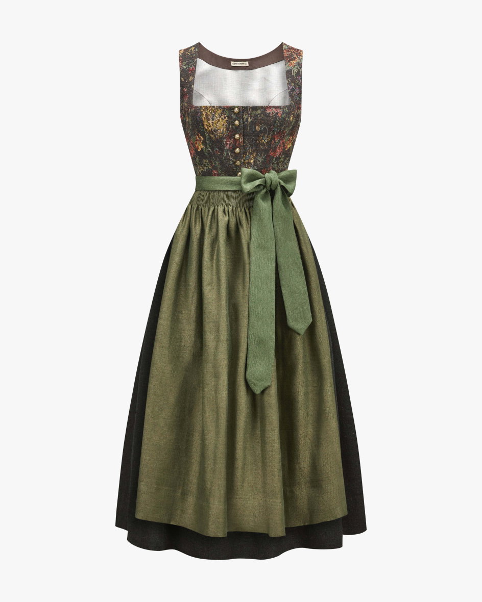 Dirndl lang Monika mit Schürze 