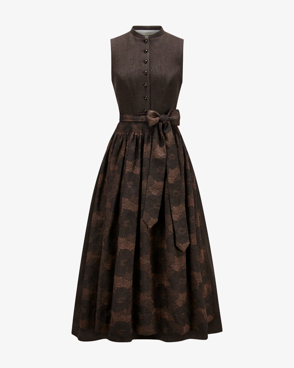 x LODENFREY Wolldirndl lang Magda mit Schürze 