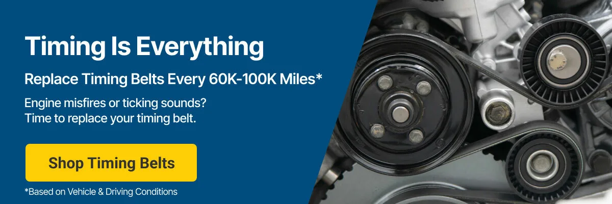 Maintenance Checklist (Timing Belts): Engine misfires or ticking sounds? Time to replace your timing belts.