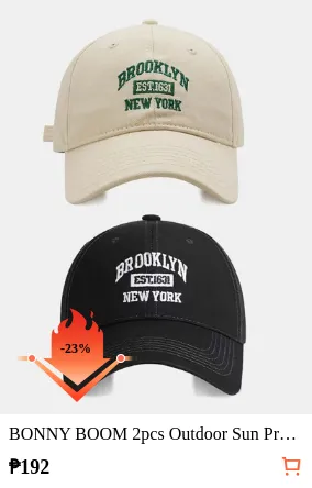 BONNY BOOM 2pcs Outdoor Sun Protection Personalized Versatile Baseball Cap, Trucker Hats For Women