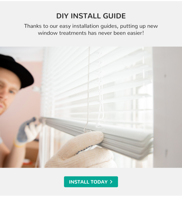DIY INSTALLATION GUIDES } Thanks to our easy installation guides, putting up new window treatments has never been easier! | INSTALL TODAY >