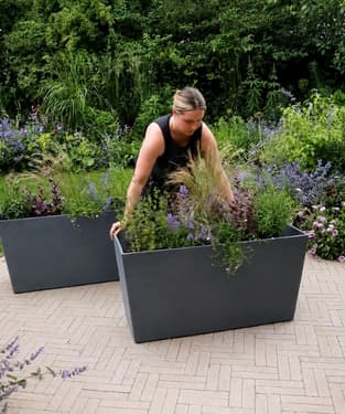Gardenesque x Ecopots Extra Large Wheeled Trough