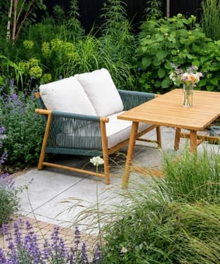 Stanley Rope Casual Dining Set - 4 Seater