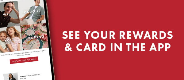 Discover Your Rewards & Card In The App