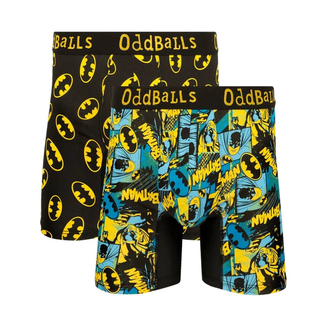 Image of Batman Bundle - Mens Bamboo Boxer Shorts 2 Pack
