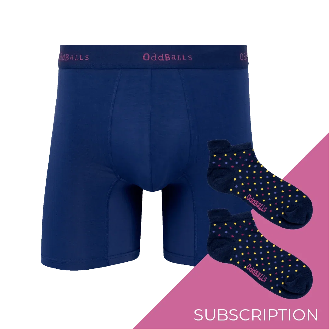 Image of Men's Plain Bamboo Boxer Shorts Subscription - Monthly (Free Socks + Free Delivery!)