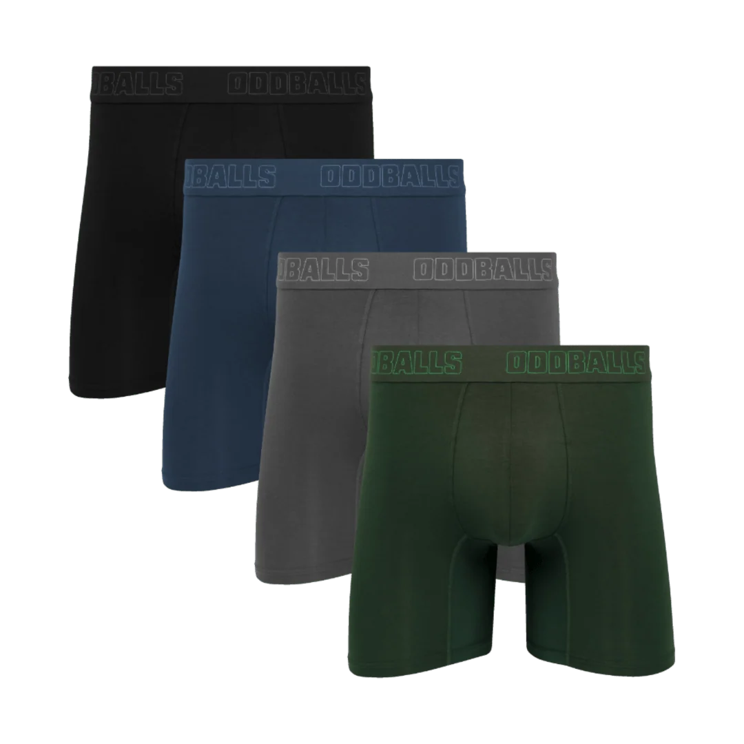 Image of Core Bundle - Mens Bamboo Boxer Shorts 4 Pack