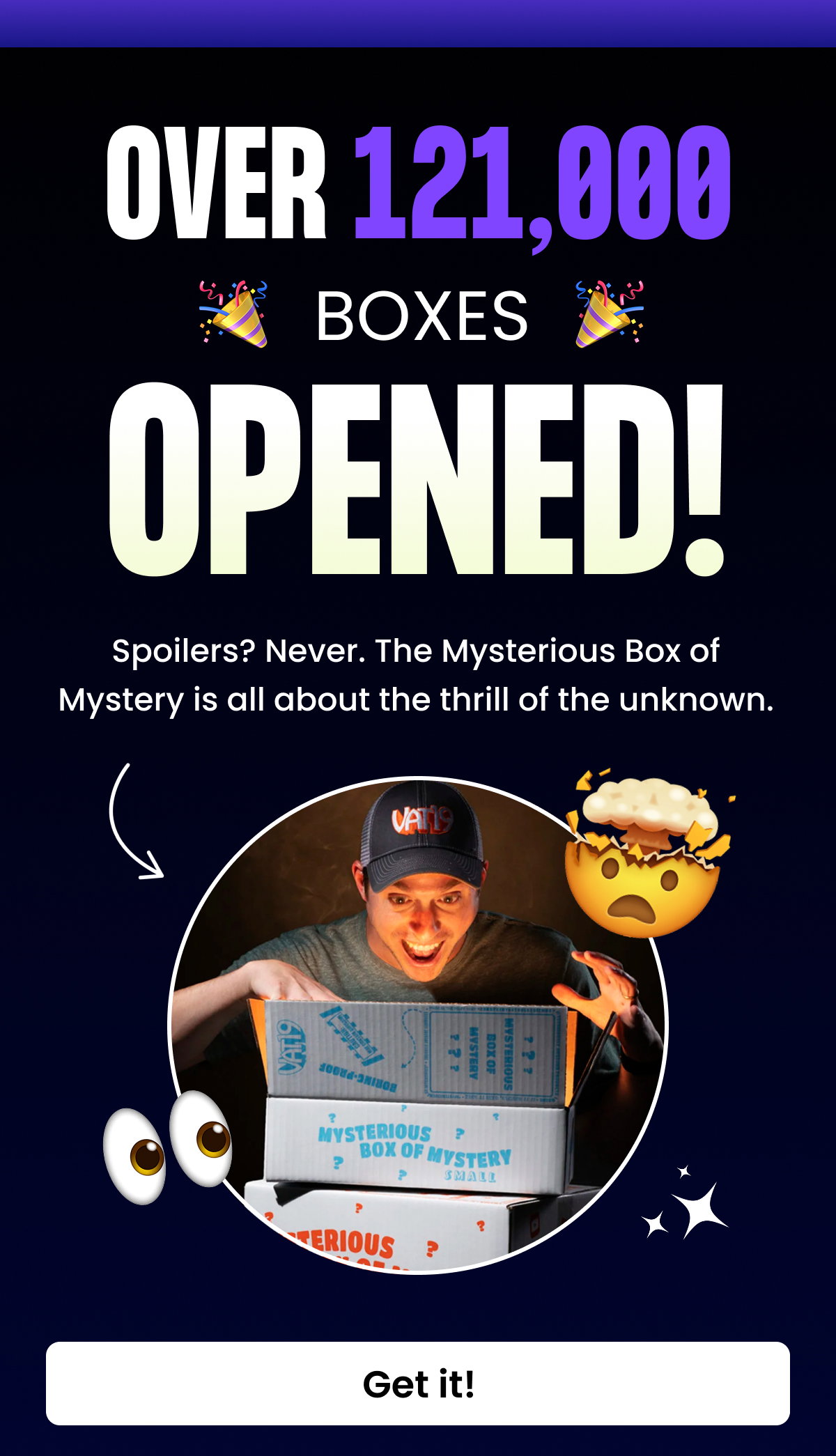 Over 121,000 Boxes Opened!