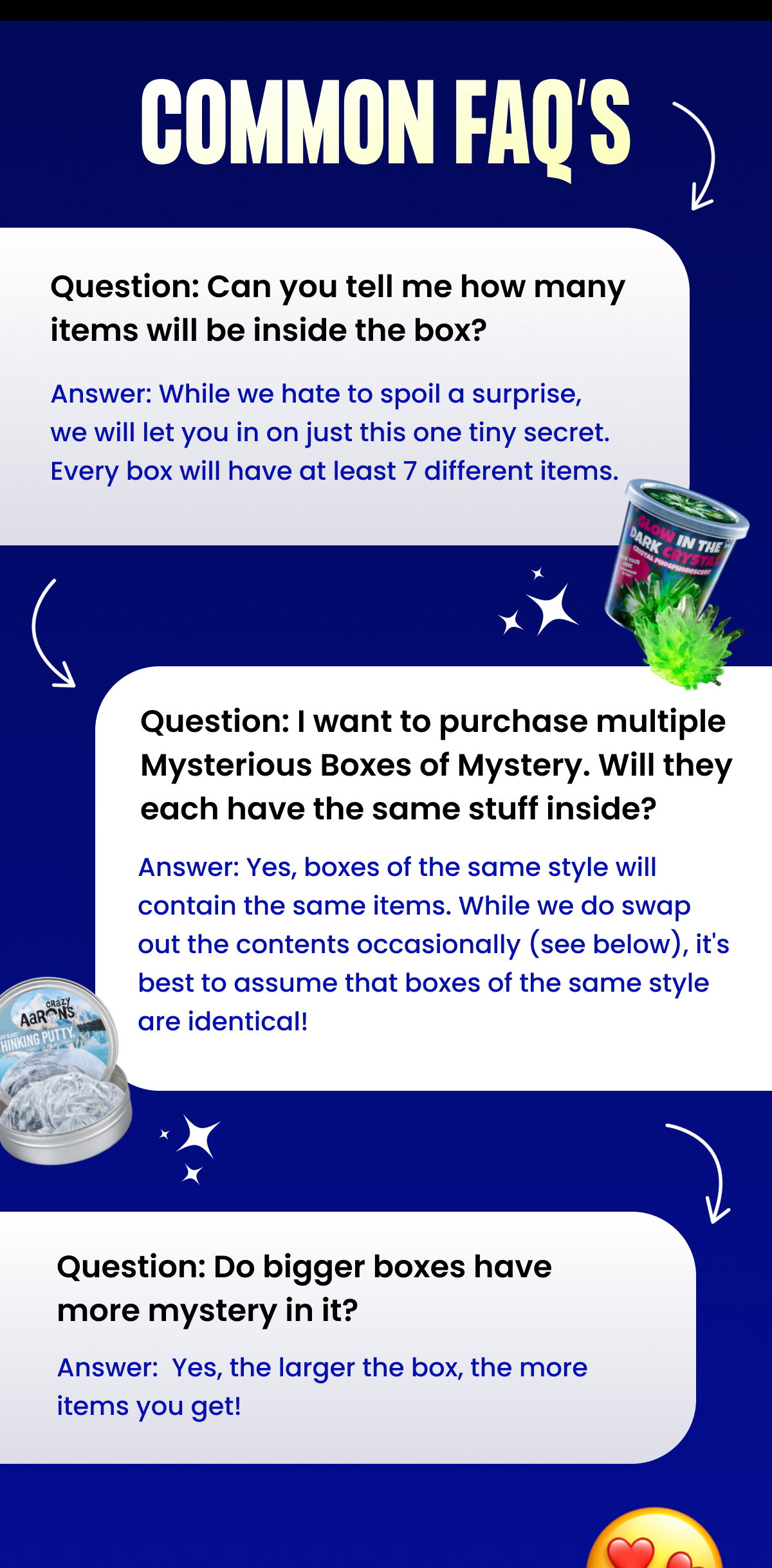 Common FAQ's