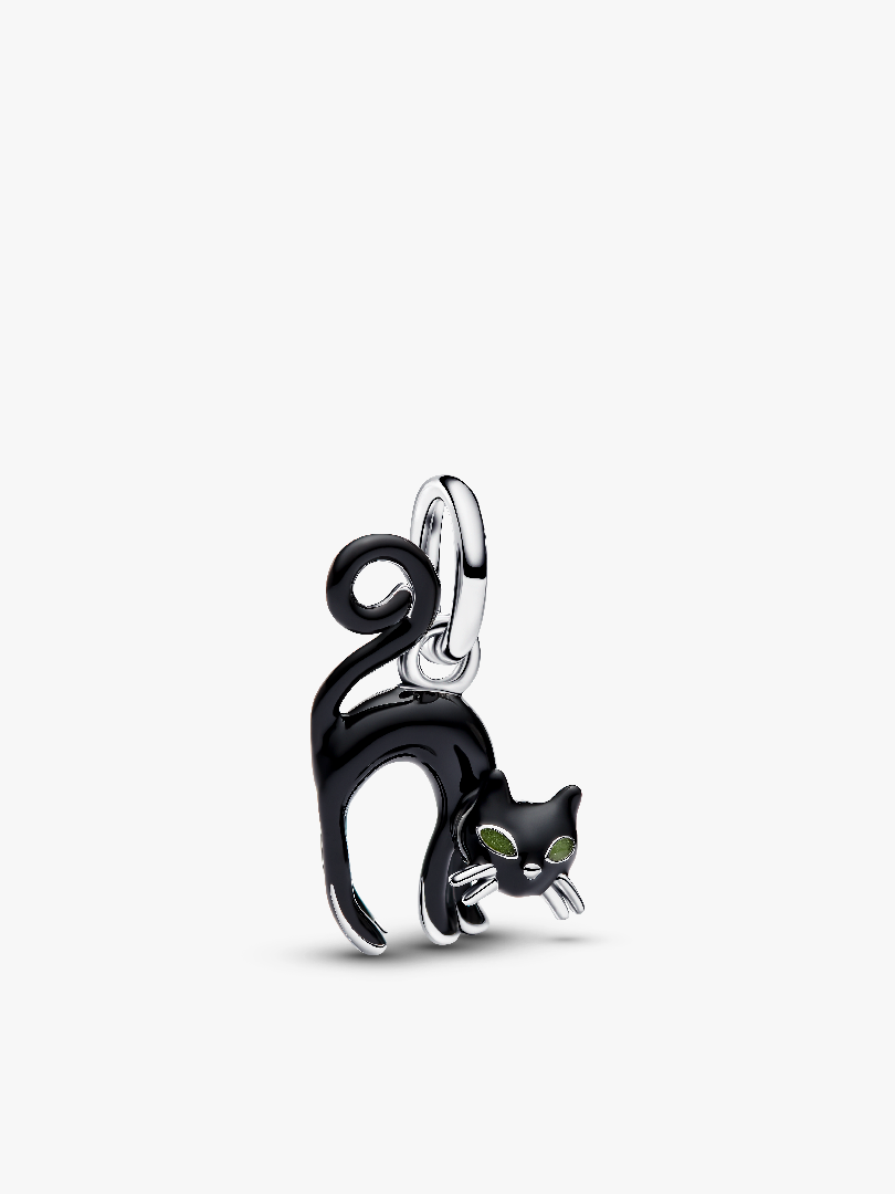 Black Cat Dangle Charm