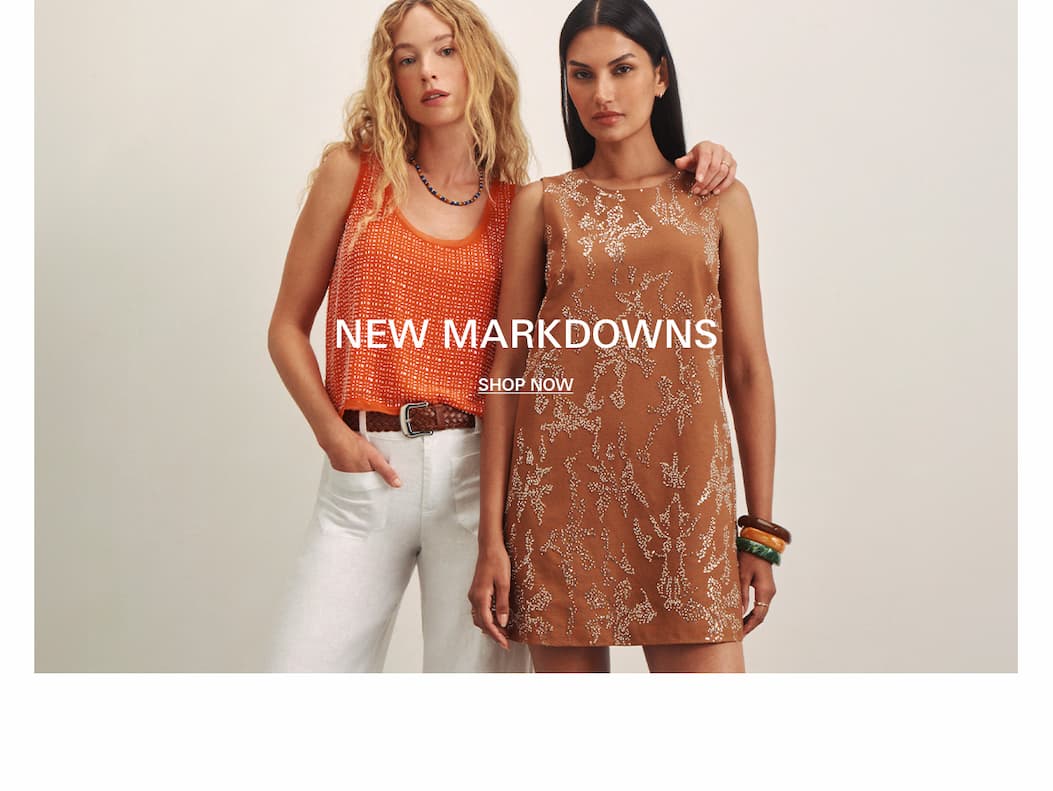 new markdowns summer linen and beaded styles