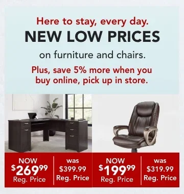 new low prices on furniture and chairs