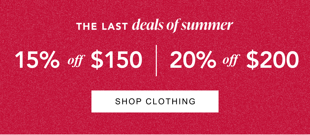 The Last Deals Of Summer
