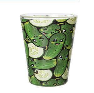 Kawaii Pickles Shot Glass - 2 oz.