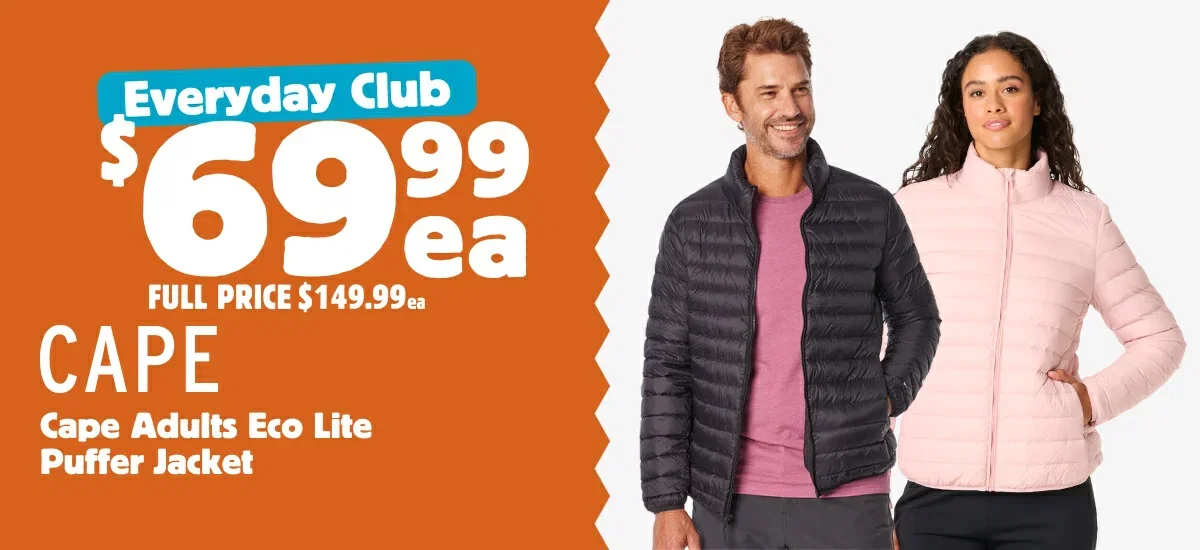 Cape Adults Eco Lite Puffer Jacket