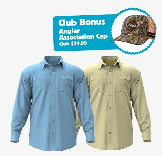 ANglers Association Button Up Fishing Shirt