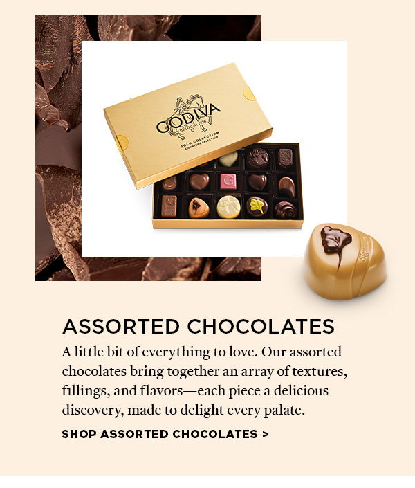 Assorted Chocolate Gold Gift Box, 15pc.