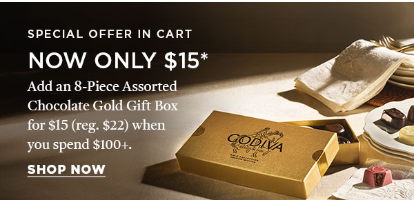 Assorted Chocolate Gold Gift Box, 8pc.