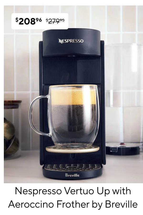 Nespresso Vertuo Up with Aeroccino Frother by Breville