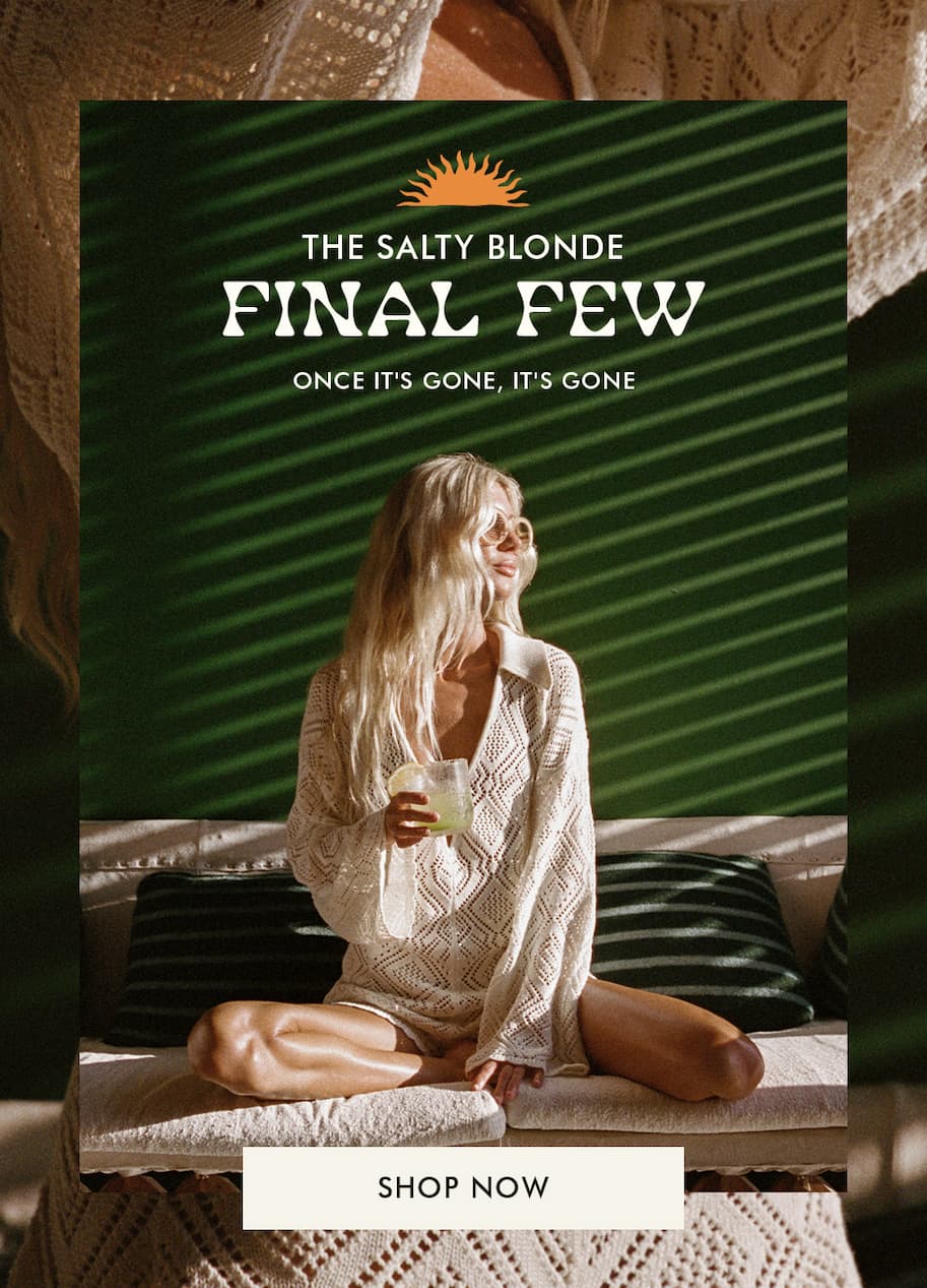 The Salty Blonde x LSPACE Collaboration - Shop the final few!