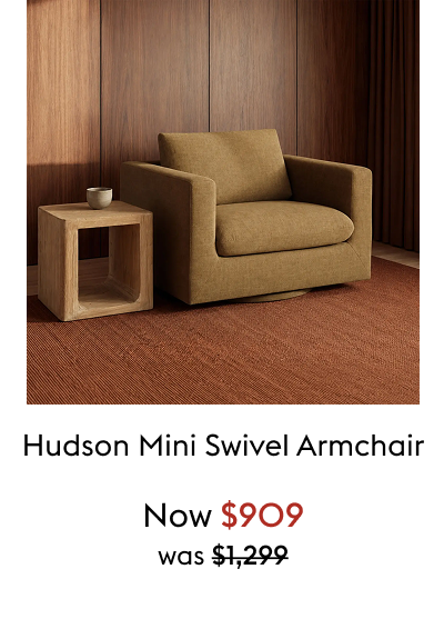 Hudson Mini Swivel Armchair 