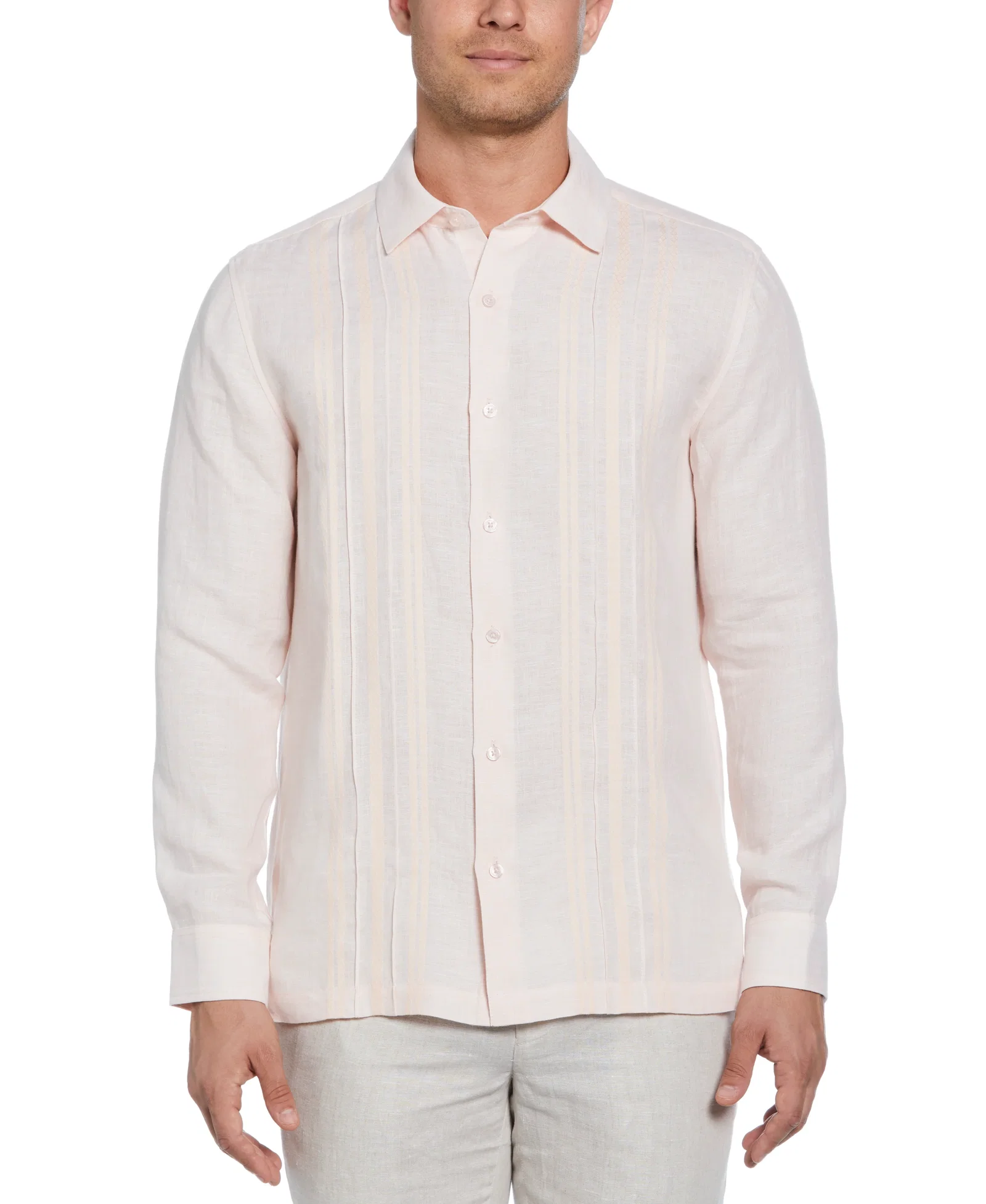 Image of Linen Guayabera Shirt