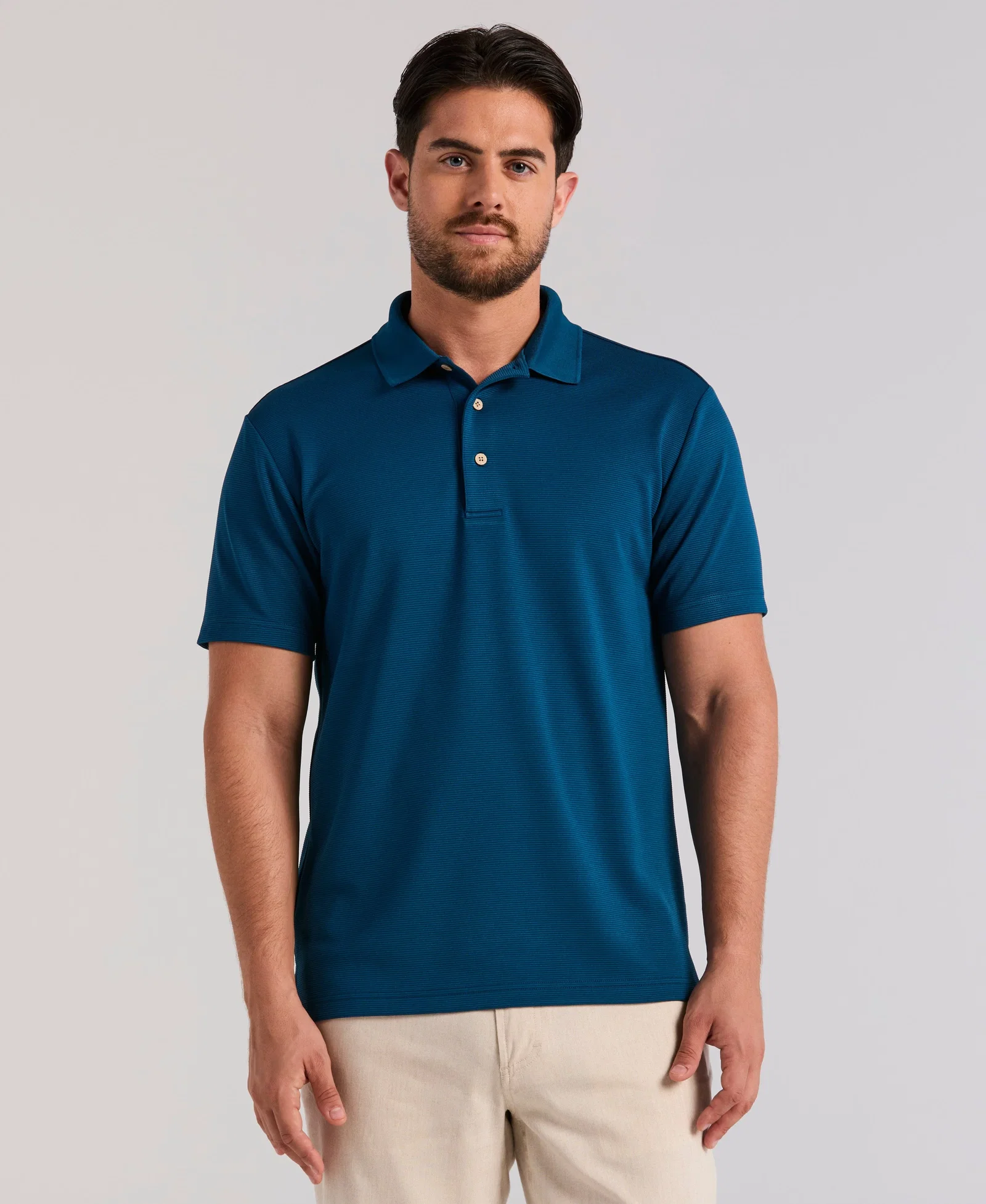 Image of Solid Textured Polo