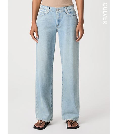 Low Rise Dana Straight Jean in Culver