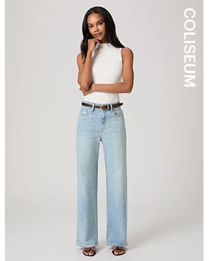 Anessa 31" Wide Leg Jean in Coliseum