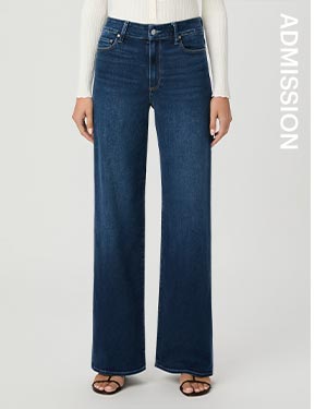 Anessa 33" Wide Leg Jean in Admission