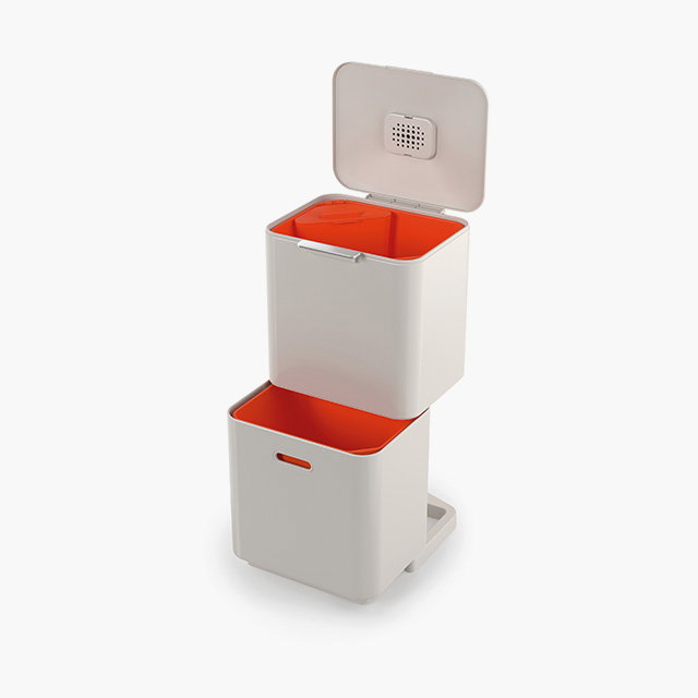 Totem Max 60L Stone Waste & Recycling Bin