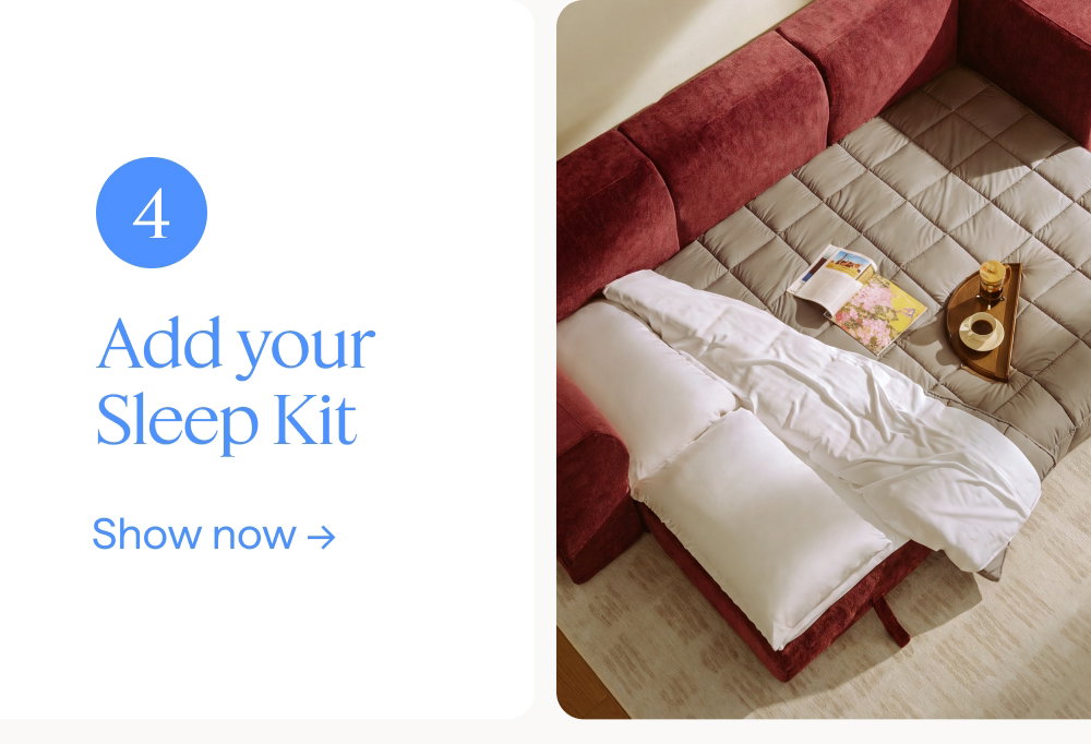 4. Add your Sleep Kit. Shop now.