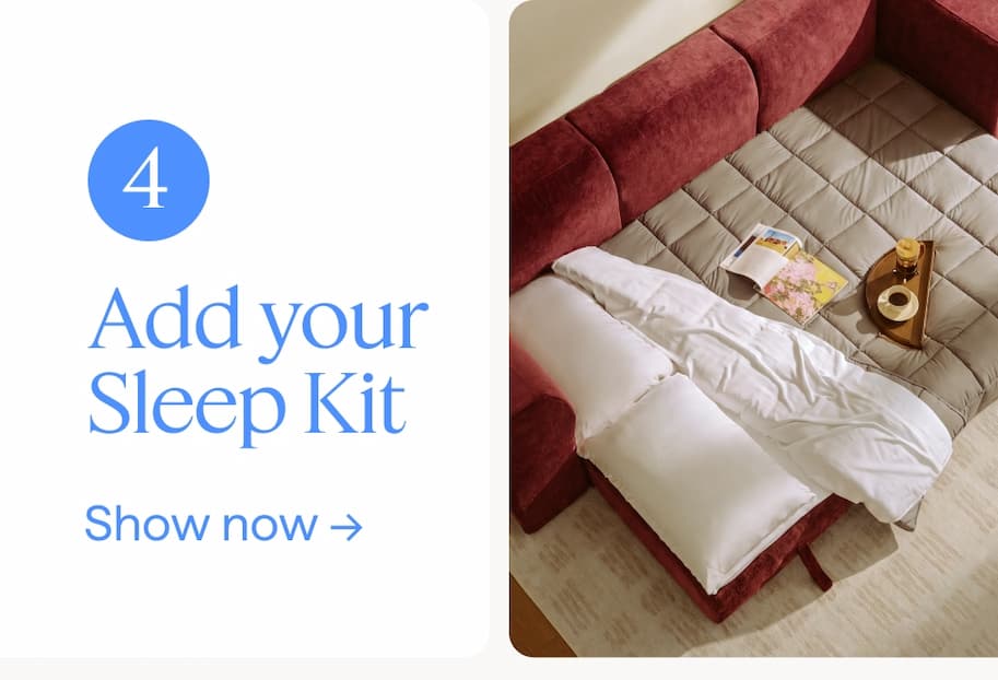 4. Add your Sleep Kit. Shop now.
