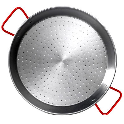 15 Inch Traditional Steel Paella Pan from Valencia