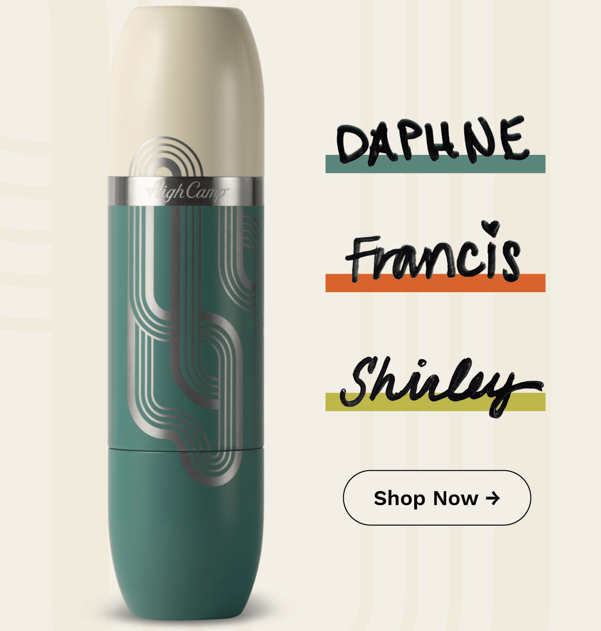 Shop 3 Vintage Colors featuring an Engraved, Full-Wrap Retro Design