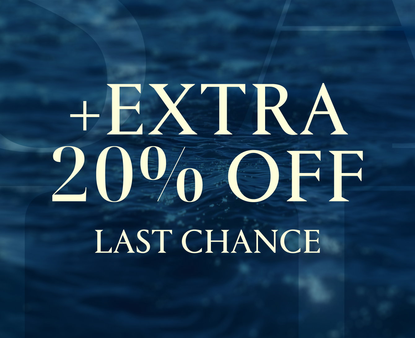 Secure the pieces you’ve been eyeing with an extra 20% off using code EXTRA20.
