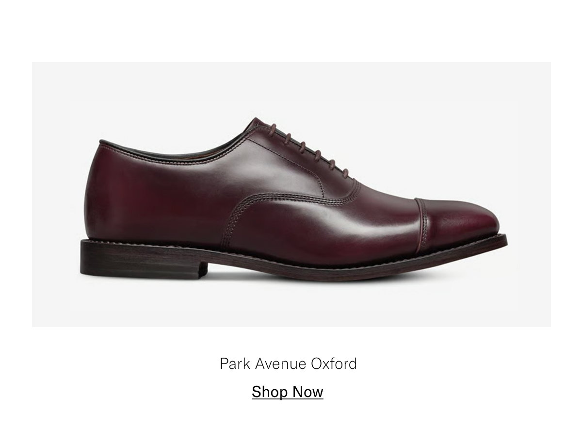 Click Here To Shop The Park Avenue Oxford In Burgundy Polished Calfskin.