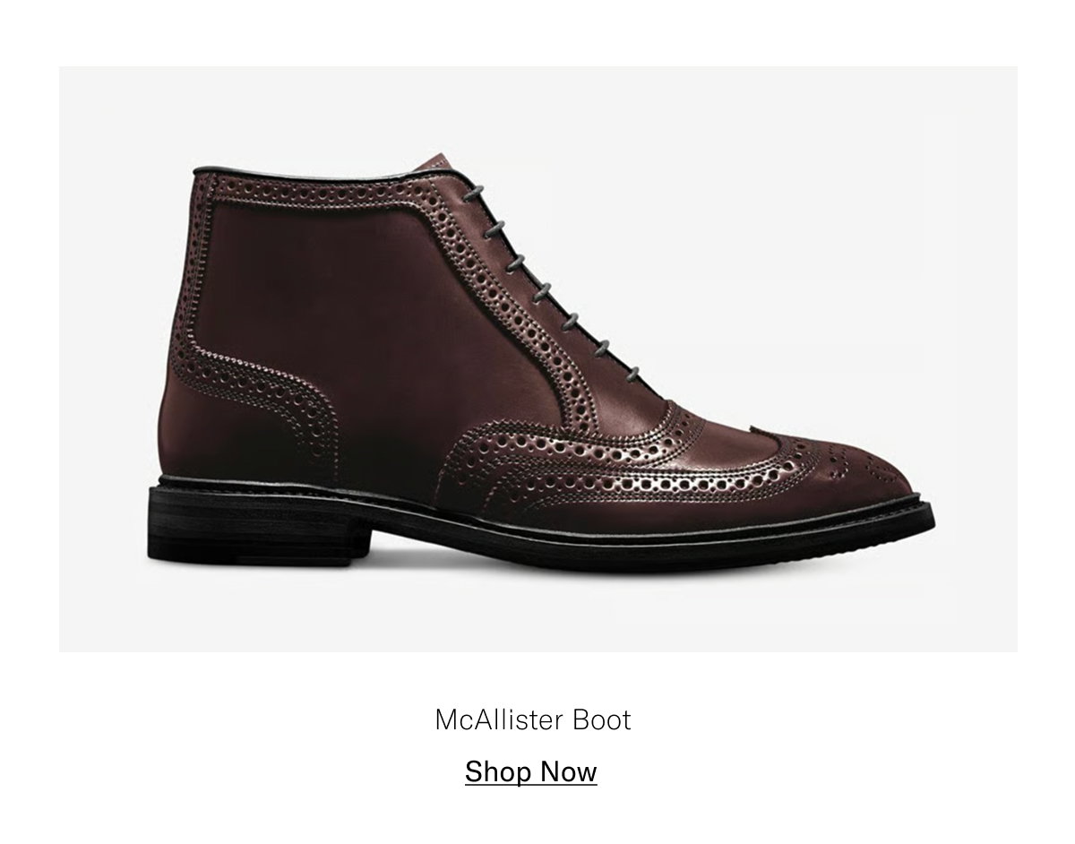 Click Here To Shop The McAllister Boot In Burgundy Polished Calfskin